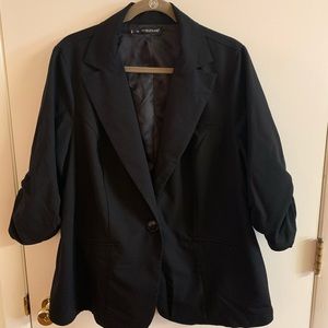 Maurices black fitted suit jacket / blazer